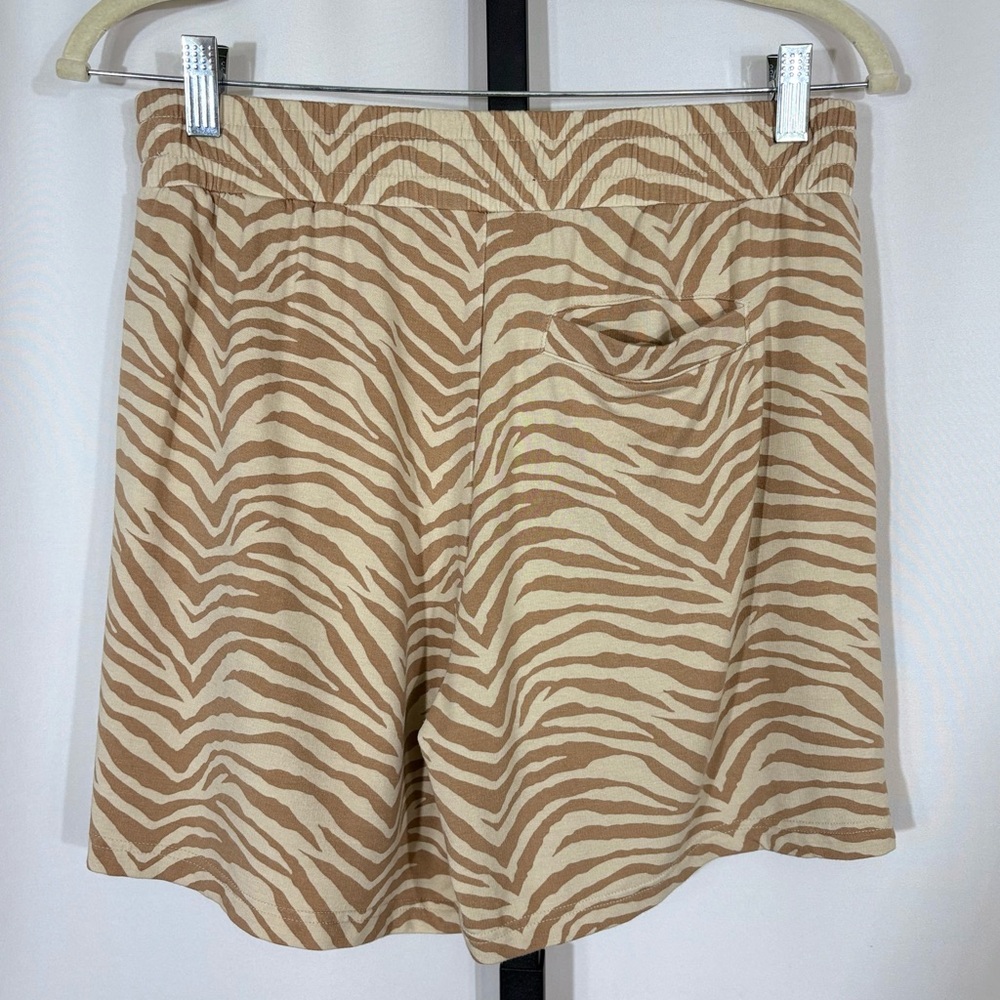 Banana Republic Animal Print Terry Lounge Shorts Women’s Small - Picture 2 of 8